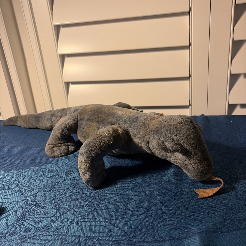 Wild Republic Plush 24" Komodo Dragon Blue Green With Tags